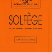 Cahier de Formation Musicale 2 Solfège